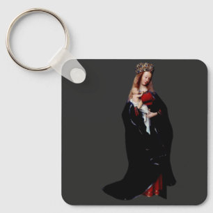 The Madonna in the Church by Jan van Eyck Key Ring