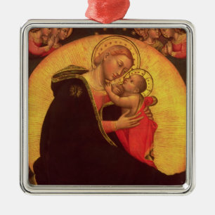 The Madonna of Humility, 1390-1400 Metal Ornament