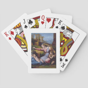 The Madonna of the Blue Diadem or The Madonna of t Playing Cards