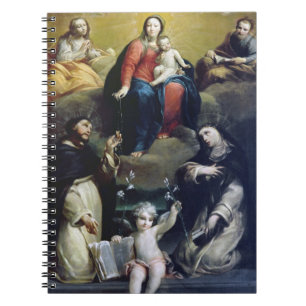 The Madonna of the Rosary with SS Dominic, Catheri Notebook