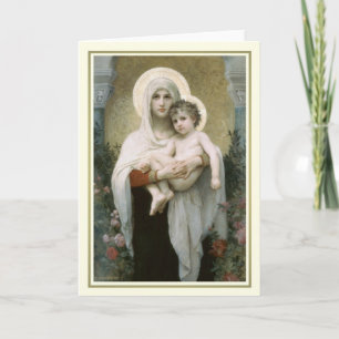 The Madonna of the Roses Holiday Card