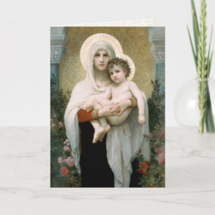 The Madonna of the Roses Holiday Card