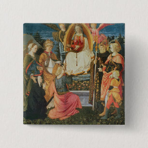 The Madonna of the Sacred Girdle, 1456 (tempera on 15 Cm Square Badge