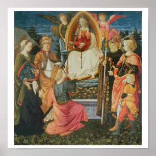 The Madonna of the Sacred Girdle, 1456 (tempera on Poster