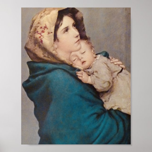 The Madonna Of The Streets By Roberto Ferruzzi Poster (Front)