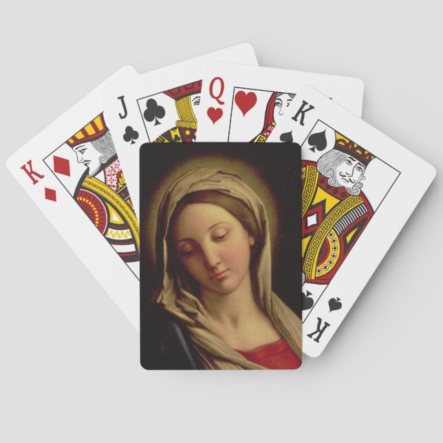 The Madonna Playing Cards (Back)