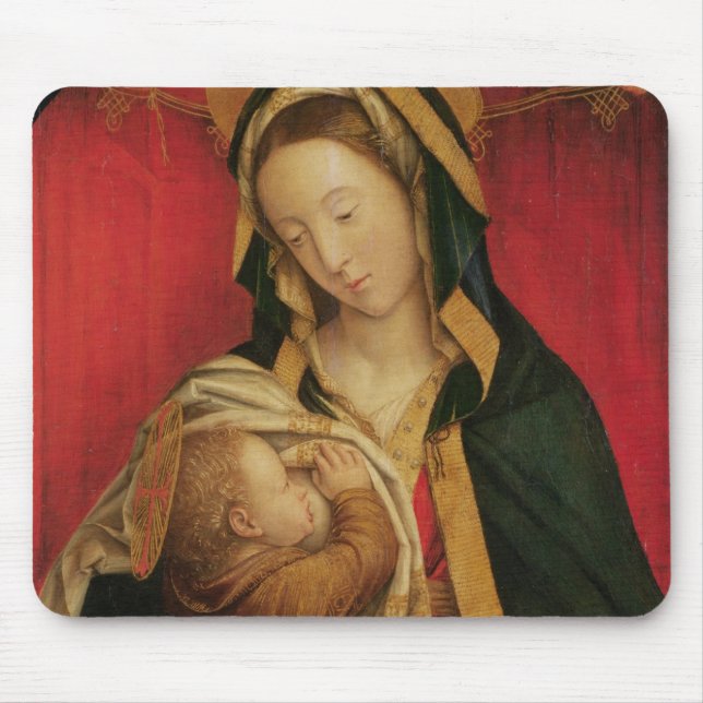 The Madonna Suckling her Child, 1520-30 (oil on pa Mouse Pad (Front)