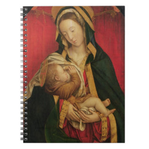 The Madonna Suckling her Child, 1520-30 (oil on pa Notebook