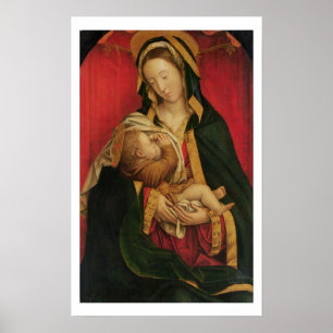 The Madonna Suckling her Child, 1520-30 (oil on pa Poster