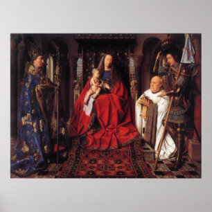 The Madonna with Canon van der Paele Poster
