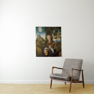 The Magdalene (Oil on Wood) Tapestry