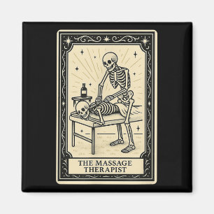 The Mage Therast Tarot Card - Halloween Soky Gothi Magnet