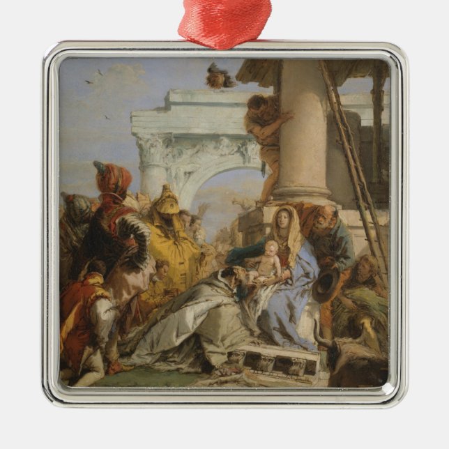 The Magi Metal Tree Decoration (Front)