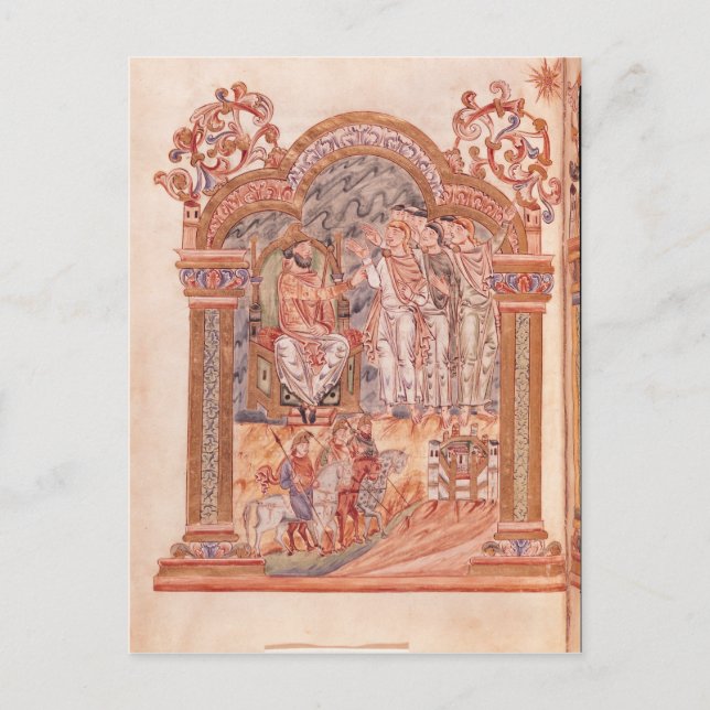 The Magi Visiting King Herod Postcard (Front)