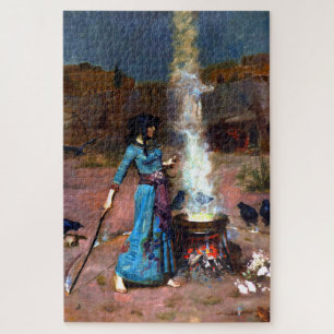 The Magic Circle John William Waterhouse Art Jigsaw Puzzle