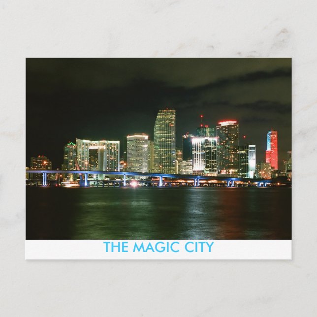 THE MAGIC CITY POSTCARD (Front)