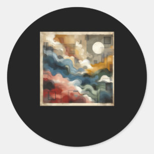 The Magic Cloud And Moon Sticker