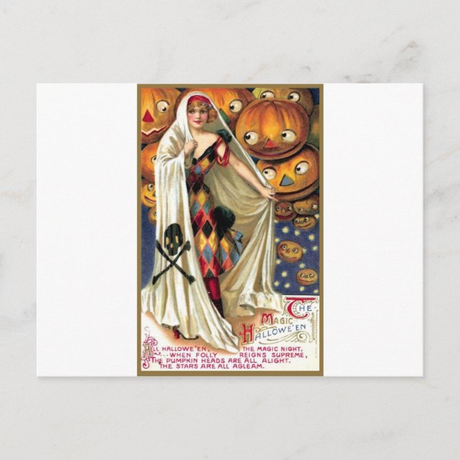 The Magic Halloween Postcard (Front)