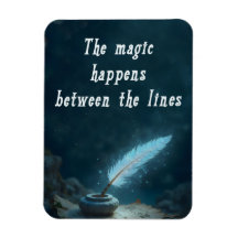 "The magic happens between the lines"