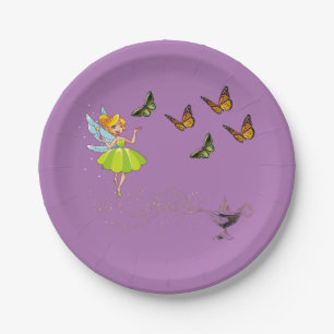 The magic lamp paper plate