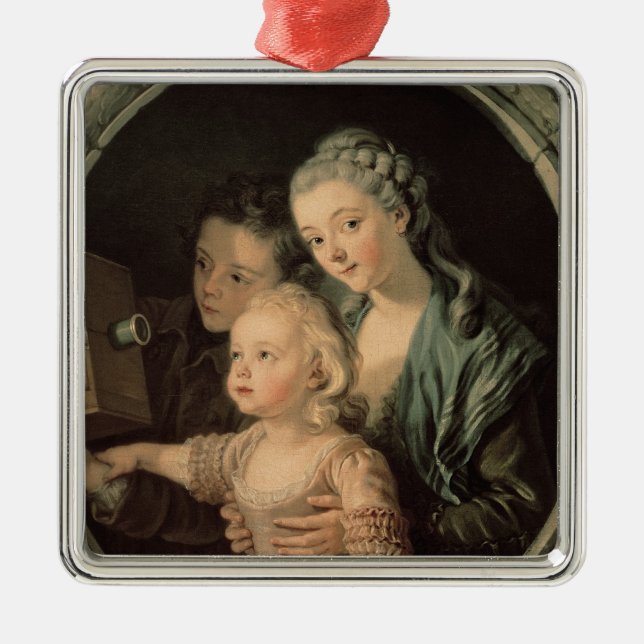 The Magic Lantern, 1764 Metal Ornament (Front)
