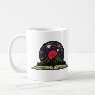the magic of books vintage vinyl record coffee mug