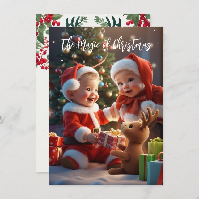 The Magic of Christmas Card (Front/Back)