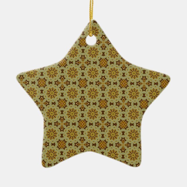 The Magic of Christmas Ceramic Ornament (Front)
