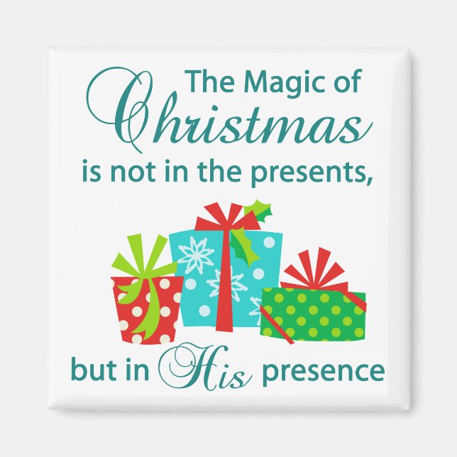 The Magic of Christmas Magnet (Front)