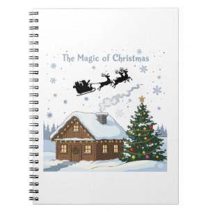 The Magic of Christmas Santa's Sleigh & Cosy Notebook