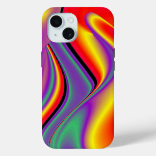 The Magic of Colours Abstract 3D Rainbowart iPhone 15 Case