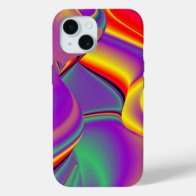 The Magic of Colours Abstract 3D Rainbowart Case-Mate iPhone Case (Back)