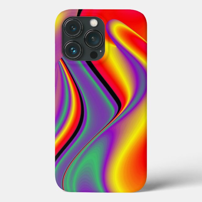The Magic of Colours Abstract 3D Rainbowart Case-Mate iPhone Case (Back)