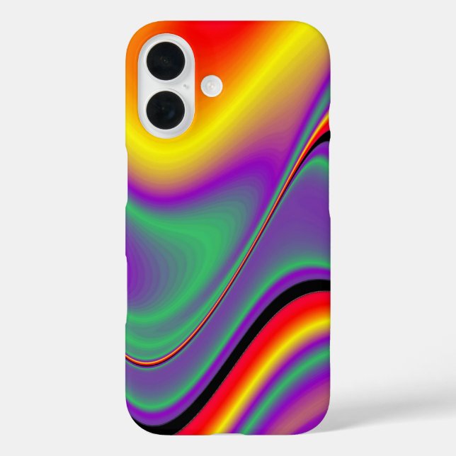 The Magic of Colours Abstract 3D Rainbowart Case-Mate iPhone Case (Back)
