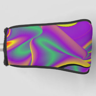 The Magic of Colours Abstract 3D Rainbowart Golf Head Cover