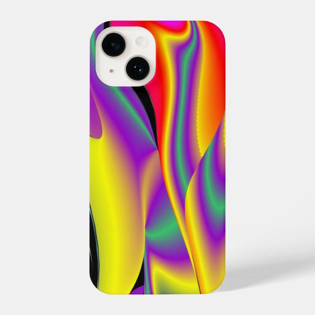 The Magic of Colours Abstract 3D Rainbowart iPhone Case (Back)