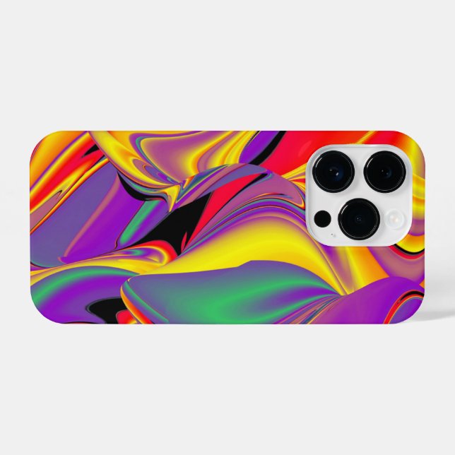The Magic of Colours Abstract 3D Rainbowart iPhone Case (Back Horizontal)