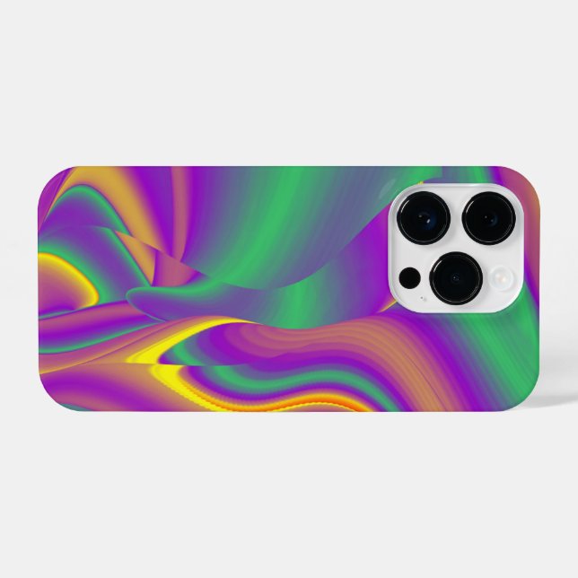 The Magic of Colours Abstract 3D Rainbowart iPhone Case (Back Horizontal)