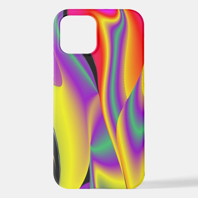 The Magic of Colours Abstract 3D Rainbowart iPhone Case (Back)