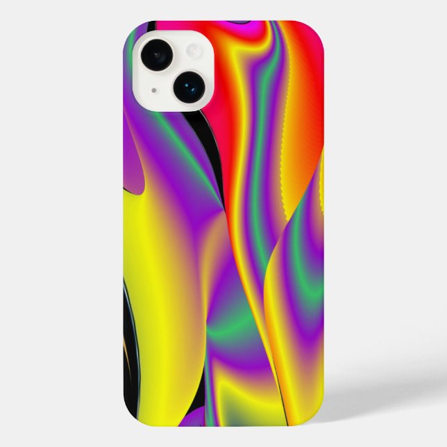 The Magic of Colours Abstract 3D Rainbowart iPhone Case (Back)