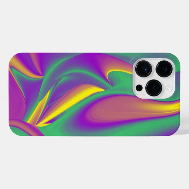 The Magic of Colours Abstract 3D Rainbowart iPhone Case (Back Horizontal)