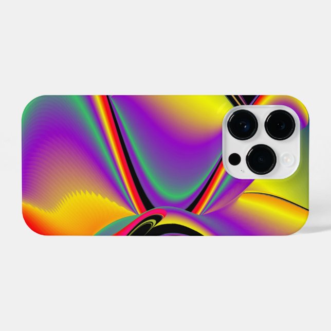 The Magic of Colours Abstract 3D Rainbowart iPhone Case (Back Horizontal)