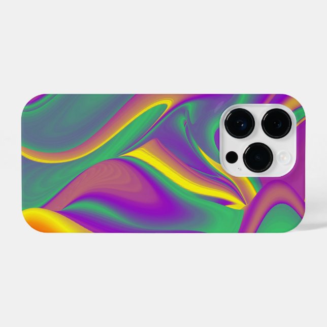 The Magic of Colours Abstract 3D Rainbowart iPhone Case (Back Horizontal)