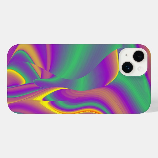 The Magic of Colours Abstract 3D Rainbowart iPhone Case (Back Horizontal)