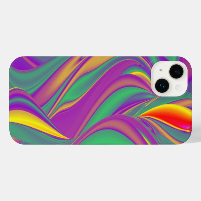 The Magic of Colours Abstract 3D Rainbowart iPhone Case (Back Horizontal)