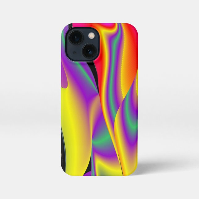 The Magic of Colours Abstract 3D Rainbowart iPhone Case (Back)