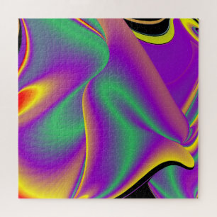 The Magic of Colours Abstract 3D Rainbowart Jigsaw Puzzle
