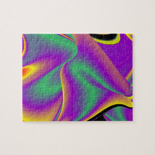 The Magic of Colours Abstract 3D Rainbowart Jigsaw Puzzle