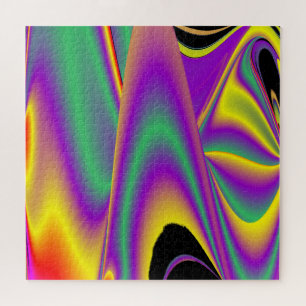 The Magic of Colours Abstract 3D Rainbowart Jigsaw Puzzle