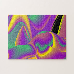 The Magic of Colours Abstract 3D Rainbowart Jigsaw Puzzle